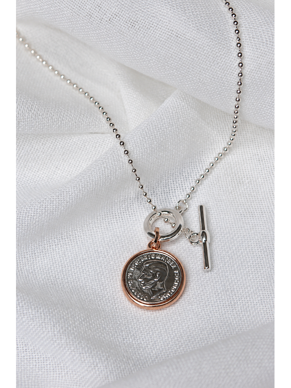 She Jewellery Sovereign Coin Bead Necklace