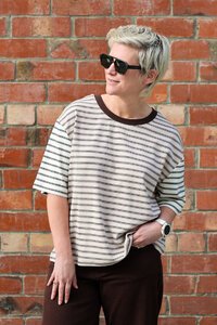 Foxwood SS Mash Up Stripe Tee