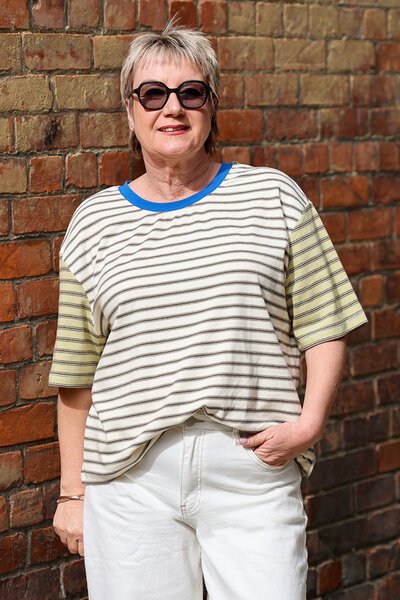 Foxwood SS Mash Up Stripe Tee-hc-new-Hello Cyril.