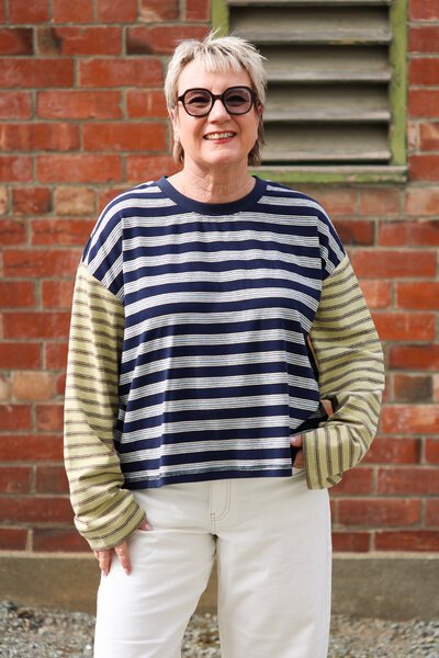 Foxwood Mash Up Stripe LS Tee-hc-new-Hello Cyril.