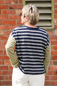 Foxwood Mash Up Stripe LS Tee