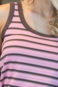 Charlo Candy Stripe Singlet Top