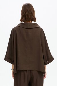 Tirelli Funnel Neck Boxy Top