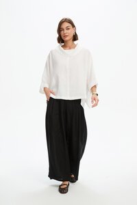 Tirelli Funnel Neck Boxy Top
