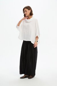 Tirelli Funnel Neck Boxy Top