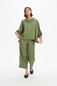 Tirelli Funnel Neck Boxy Top