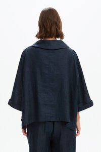 Tirelli Funnel Neck Boxy Top