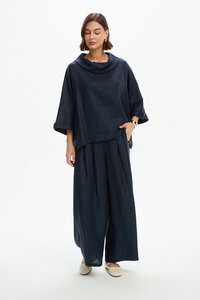 Tirelli Funnel Neck Boxy Top