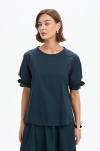 Tirelli Ruffle Sleeve Detail Top