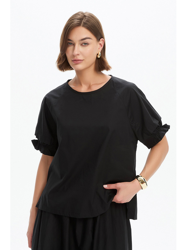 Tirelli Ruffle Sleeve Detail Top