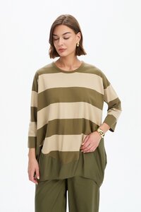 Tirelli Stripe Billow Combi Top