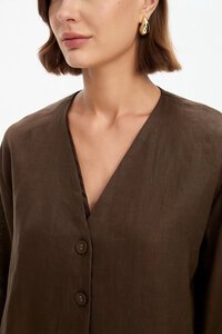 Tirelli Relaxed Lined Cardi