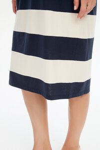 Tirelli Stripe Bubble Sleeve Dress