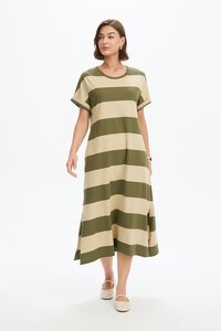 Tirelli Stripe Easy Midi Dress