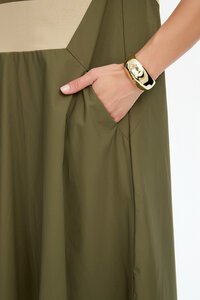 Tirelli Stripe Hanky Hem Combi Dress