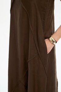 Tirelli Reverse French Seam Maxi Dress