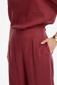 Tirelli Wide Leg Linen Pant