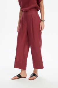 Tirelli Wide Leg Linen Pant