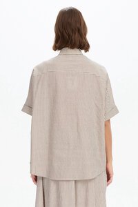 Tirelli Pleat Pocket Stripe Shirt