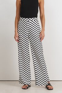 Adorne Easton Chevron Print Pant