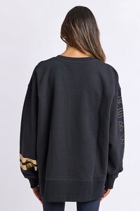 Foxwood Origin Metallic Black Crew