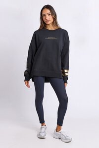 Foxwood Origin Metallic Black Crew