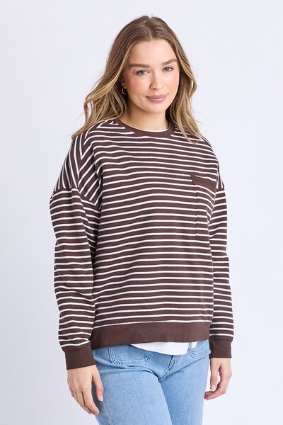 Foxwood Original Stripe Crew-shop-by-label-Hello Cyril.