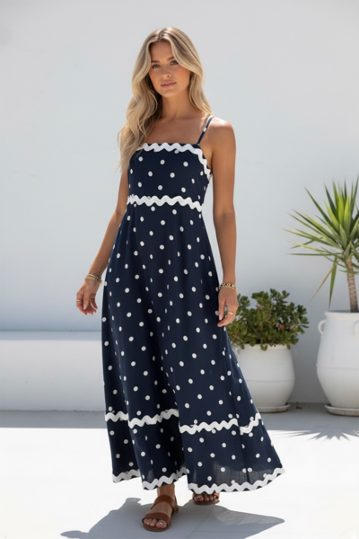 Miracle Polka Dot Shoestring Maxi Dress-hc-new-Hello Cyril.