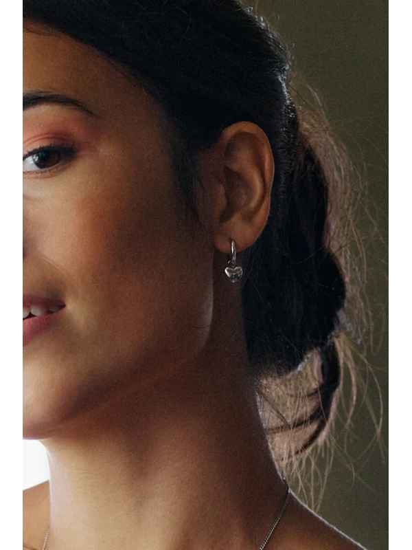 Edblad Barley Silver Hoops Earrings