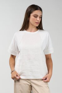 Madly Sweetly Mixed Media Tee - Pre Order 
