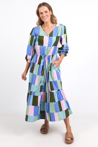 Elm Odyddey Midi Dress