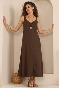 Iris Maxi Lucia Linen Maxi Dress