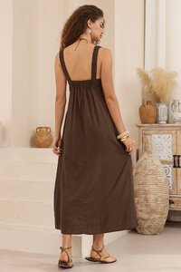 Iris Maxi Lucia Linen Maxi Dress