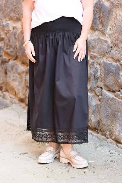 Alice + Lily Lace Trim Skirt-lania-the-label-spiral-shirt-Hello Cyril.