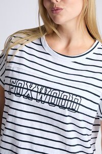 Foxwood Throw On S/S Stripe Tee