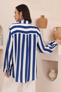 Iris Maxi Classic Stripe Shirt