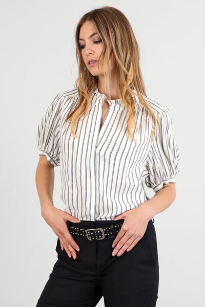 Storm Self Stripe Linen Shirt-shop-by-label-Hello Cyril.