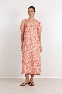 Adorne Vivi Linen Midi Dress