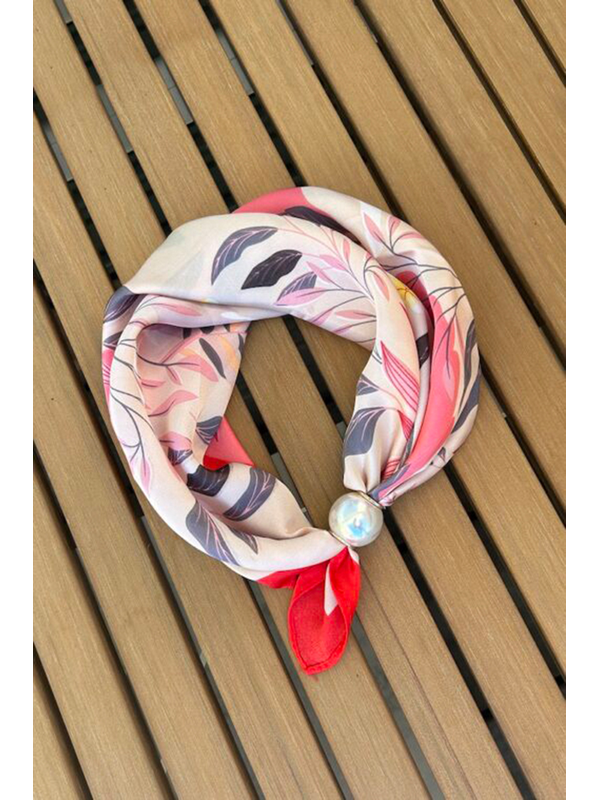 Antler Pearl Fasten Neck Tie - Bloom