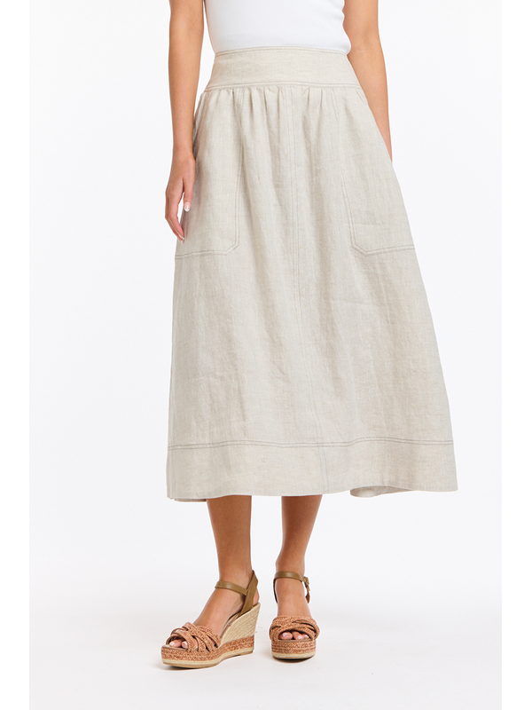 365 Days Marion Linen Skirt