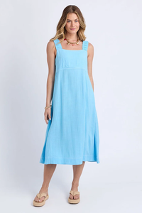 Foxwood Sage Denim Dress